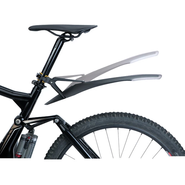 Topeak Garde-boue VTT Defender M1 & XC11 Ensemble De Garde-boue 29", Noir/gris 2 Topeak Garde-boue VTT Defender M1 & XC11 Ensemble De Garde-boue 29", Noir/gris – Image 2