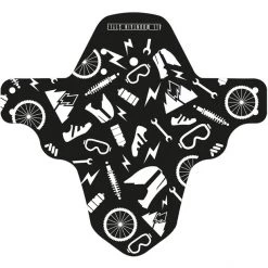 All-mountain-style Mudguards Garde-boue, Noir/blanc