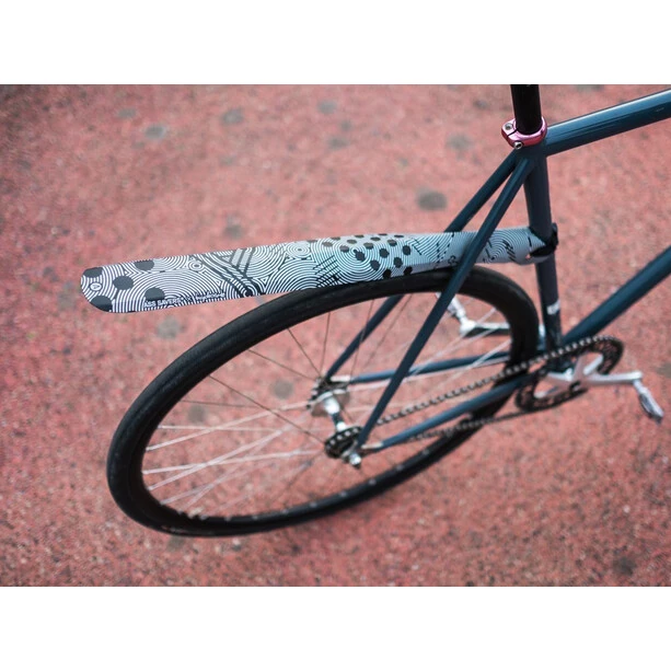 Ass-savers Garde-boue VTT Fendor Bendor Garde-boue, Noir/blanc 2 Ass-savers Garde-boue VTT Fendor Bendor Garde-boue, Noir/blanc – Image 2