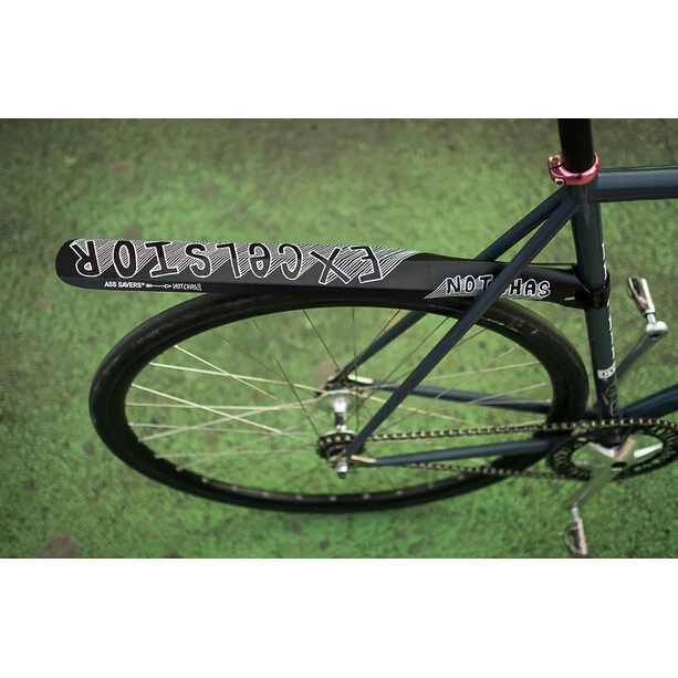 Ass-savers Garde-boue Vélos De Course Fendor Bendor Garde-boue, Blanc/noir 3 Ass-savers Garde-boue Vélos De Course Fendor Bendor Garde-boue, Blanc/noir – Image 3