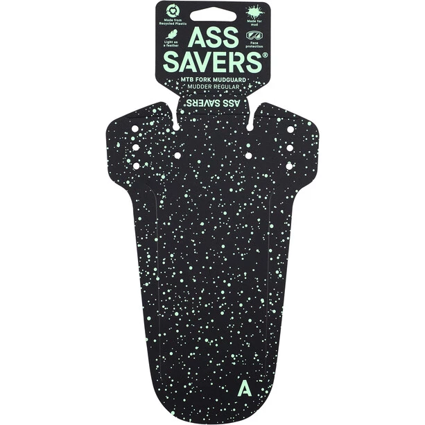 Ass-savers Mudguards Mudder Garde-boue, Noir/vert 1 Ass-savers Mudguards Mudder Garde-boue, Noir/vert