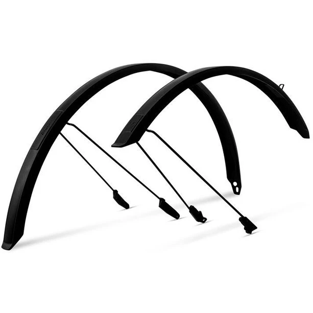 Cube-acid Garde-boue Fixes 45 Jeu De Garde-boue 28", Noir 1 Cube-acid Garde-boue Fixes 45 Jeu De Garde-boue 28", Noir