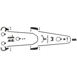 Cube-acid Garde-boue Fixes MTB 60 Ensemble De Garde-boue 27,5"-29" Avec Entretoises, Noir -Garde-boue Soldes Boutique cube acid mtb 60 schutzblechset 275 29 mit streben black 5