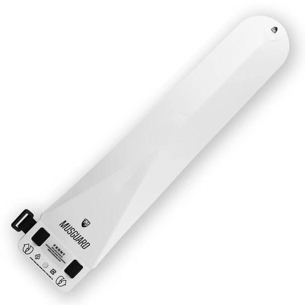 Musguard Garde-boue VTT Garde-boue Avant 9x29cm, Blanc 1 Musguard Garde-boue VTT Garde-boue Avant 9x29cm, Blanc