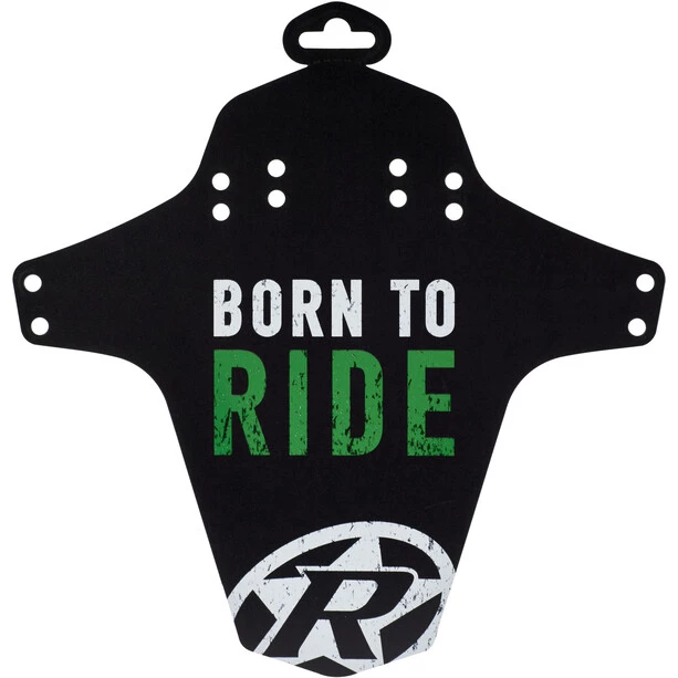 Reverse Mudguards Born To Ride Garde-boue, Noir/vert 1 Reverse Mudguards Born To Ride Garde-boue, Noir/vert