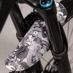 Riesel-design Mudguards Kol:oss Pare-boue Avant 26-29", Gris