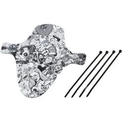 Riesel-design Mudguards Kol:oss Pare-boue Avant 26-29", Noir/gris