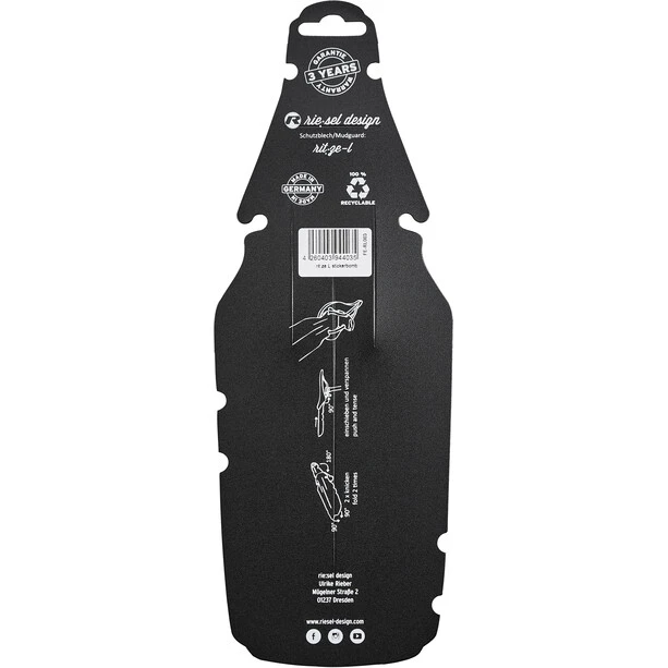 Riesel-design Garde-boue Vélos De Course Rit:ze L Garde-boue Arrière, Multicolore 2 Riesel-design Garde-boue Vélos De Course Rit:ze L Garde-boue Arrière, Multicolore – Image 2