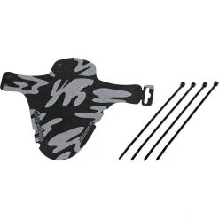 Riesel-design Mudguards Schlamm:PE Pare-boue Avant 26-29", Gris/blanc