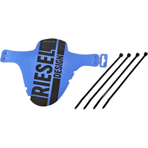 Riesel-design Mudguards Schlamm:PE Pare-boue Avant 26-29", Bleu/noir 1 Riesel-design Mudguards Schlamm:PE Pare-boue Avant 26-29", Bleu/noir