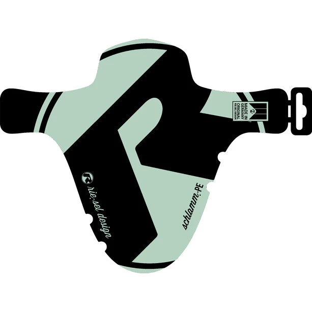Riesel-design Mudguards Schlamm:PE Pare-boue Avant 26-29", Turquoise/noir 1 Riesel-design Mudguards Schlamm:PE Pare-boue Avant 26-29", Turquoise/noir