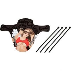 Riesel-design Mudguards Schlamm:PE Pare-boue Avant 26-29", Noir/Multicolore