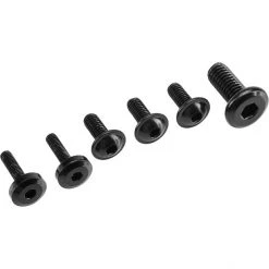 Rapid-racer-products Accessoires Pour Garde-boue Paquet De Boulons Pour ProGuard Bolt On, Noir