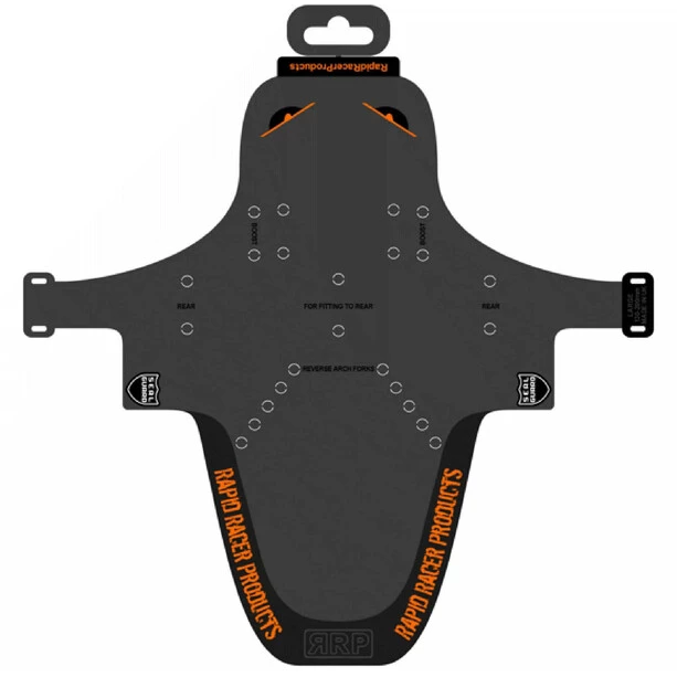 Rapid-racer-products Mudguards EnduroGuard Garde-boue Grand, Noir/orange 1 Rapid-racer-products Mudguards EnduroGuard Garde-boue Grand, Noir/orange