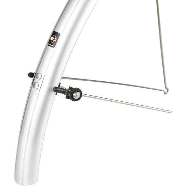 Sks Garde-boue Fixes Bluemels Basic Jeu De Garde-boue 28" 35mm, Argent 1 Sks Garde-boue Fixes Bluemels Basic Jeu De Garde-boue 28" 35mm, Argent