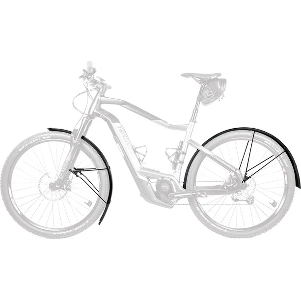 Sks Garde-boue Fixes Bluemels Style Jeu De Garde-boue 28" 46mm, Noir 1 Sks Garde-boue Fixes Bluemels Style Jeu De Garde-boue 28" 46mm, Noir