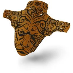 Unleazhed Mudguards Unsplash M01 Garde-boue Avant 26-29" Avec 4 Attaches Câbles Rilsan, Or/noir