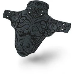 Unleazhed Mudguards Unsplash M01 Garde-boue Avant 26-29" Avec 4 Attaches Câbles Rilsan, Gris/noir