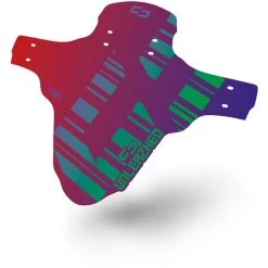 Unleazhed Mudguards Unsplash M01 Garde-boue Avant 26-29" Avec 4 Attaches Câbles Rilsan, Multicolore