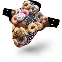 Unleazhed Mudguards Unsplash M01 Garde-boue Avant 26-29" Avec 4 Attaches Câbles Rilsan, Multicolore