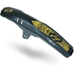 Unleazhed Accessoires Pour Garde-boue Unsplash M02 Skin Autocollant De Garde-boue, Or/noir